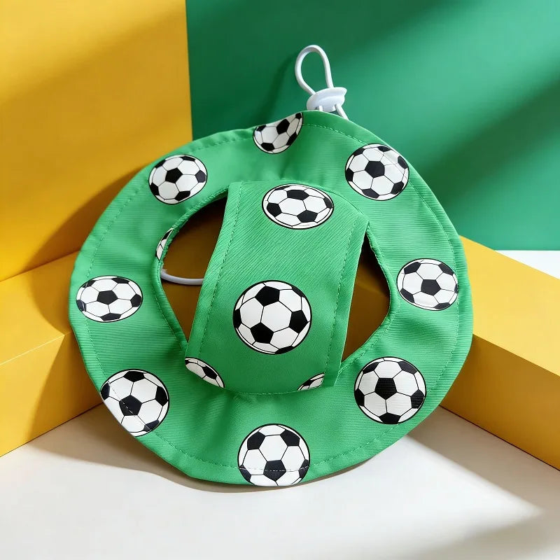 Football Fan Hat & Collar Costume Set for Cats