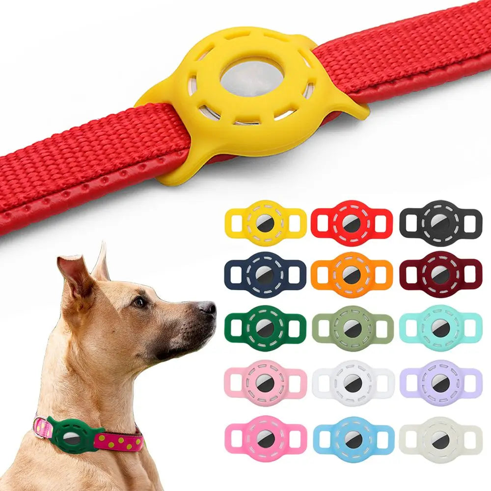 Apple AirTag Silicone Collar Sleeve for Dogs & Cats — 12 Colours