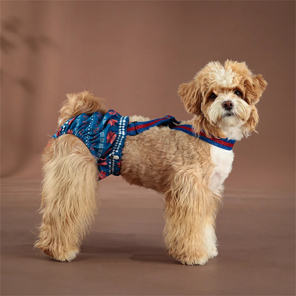 Reusable Washable Dog Sanitary Shorts for Female Dogs