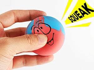 Squeaky Latex Dog Toy Balls – Pack of 6 for Small Dogs