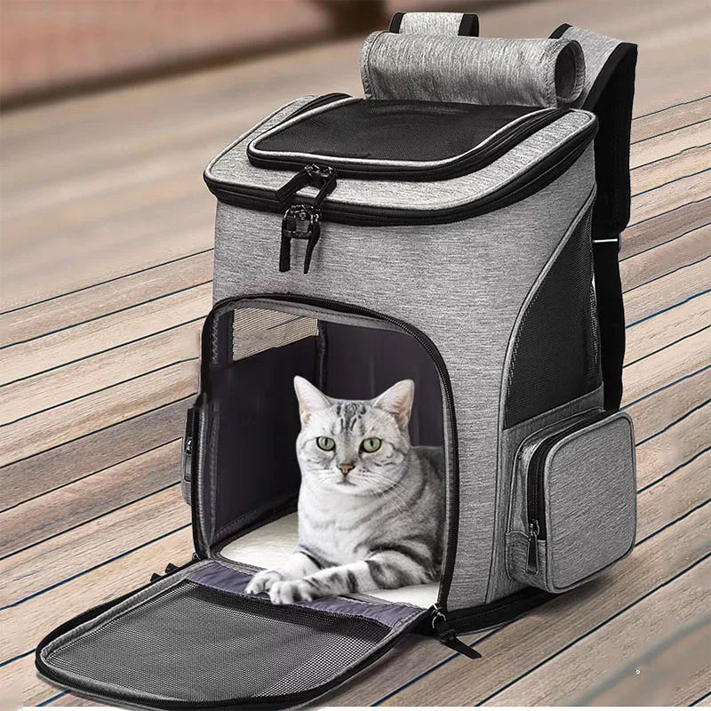 Foldable Cat Carrier Backpack