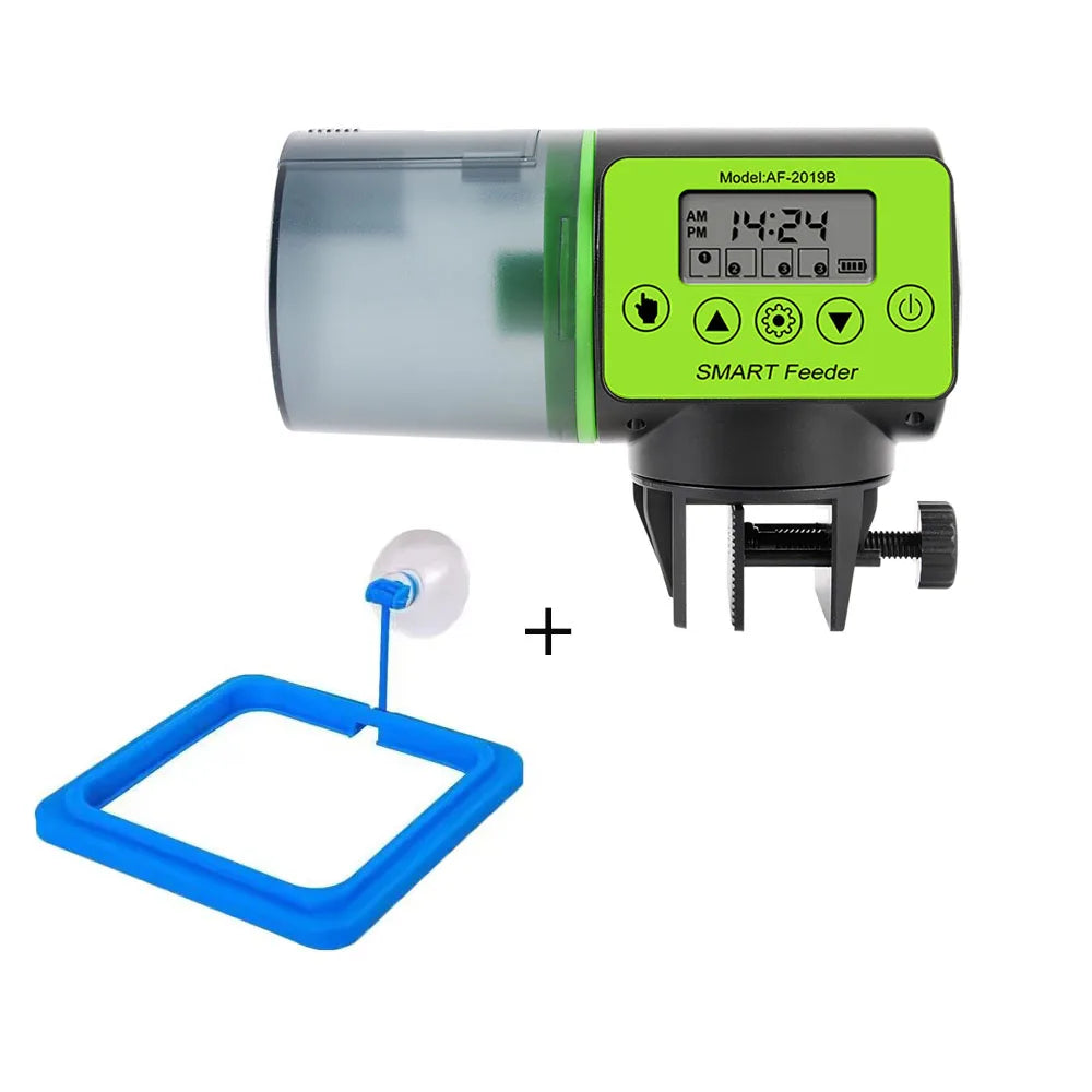 Distributeur automatique intelligent de nourriture pour aquarium à grande capacité et avec fonction de minuterie