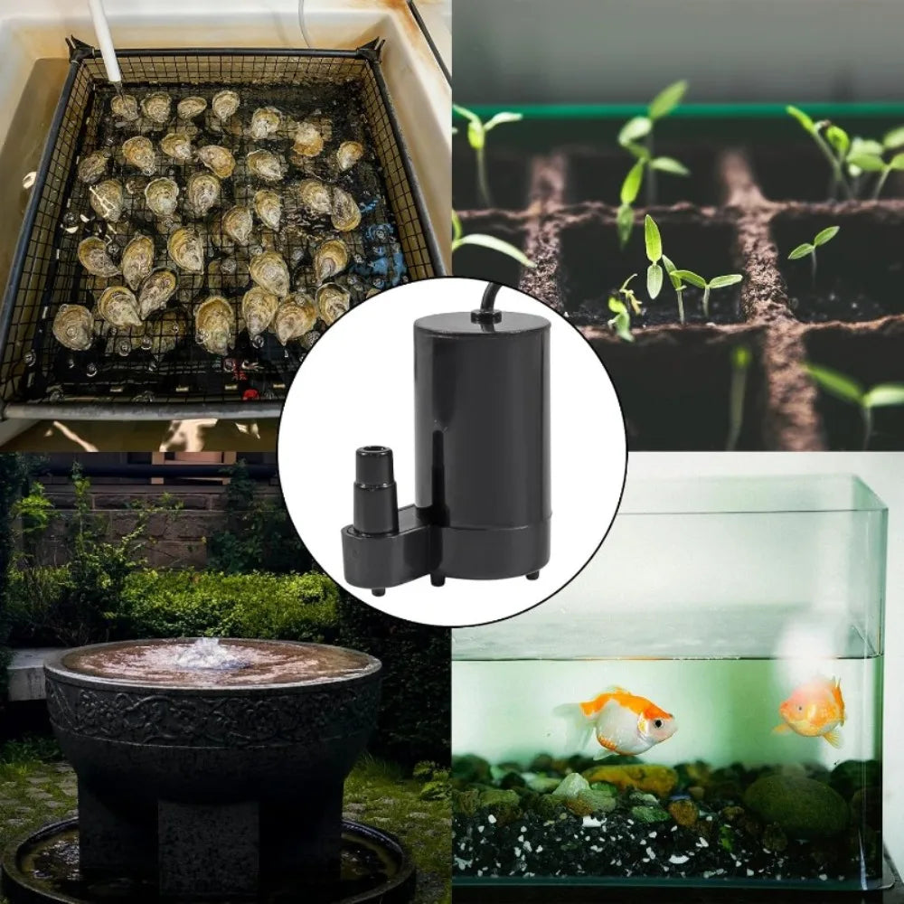 Mini Submersible Water Pumps for Aquariums & Fountains