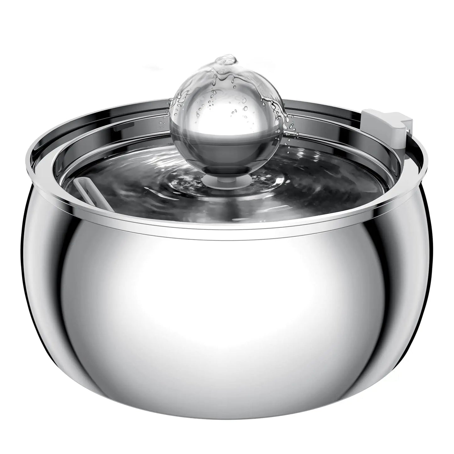 4L Ultra-Quiet Stainless Steel Pet Water Fountain — Filtered Dispenser for Cats & Dogs