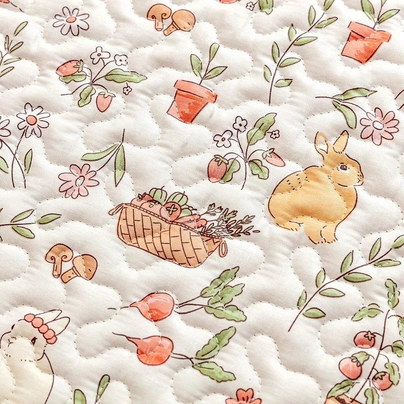 Washable Cotton Pet Floor Mat – Multi-Use Bedding Pad