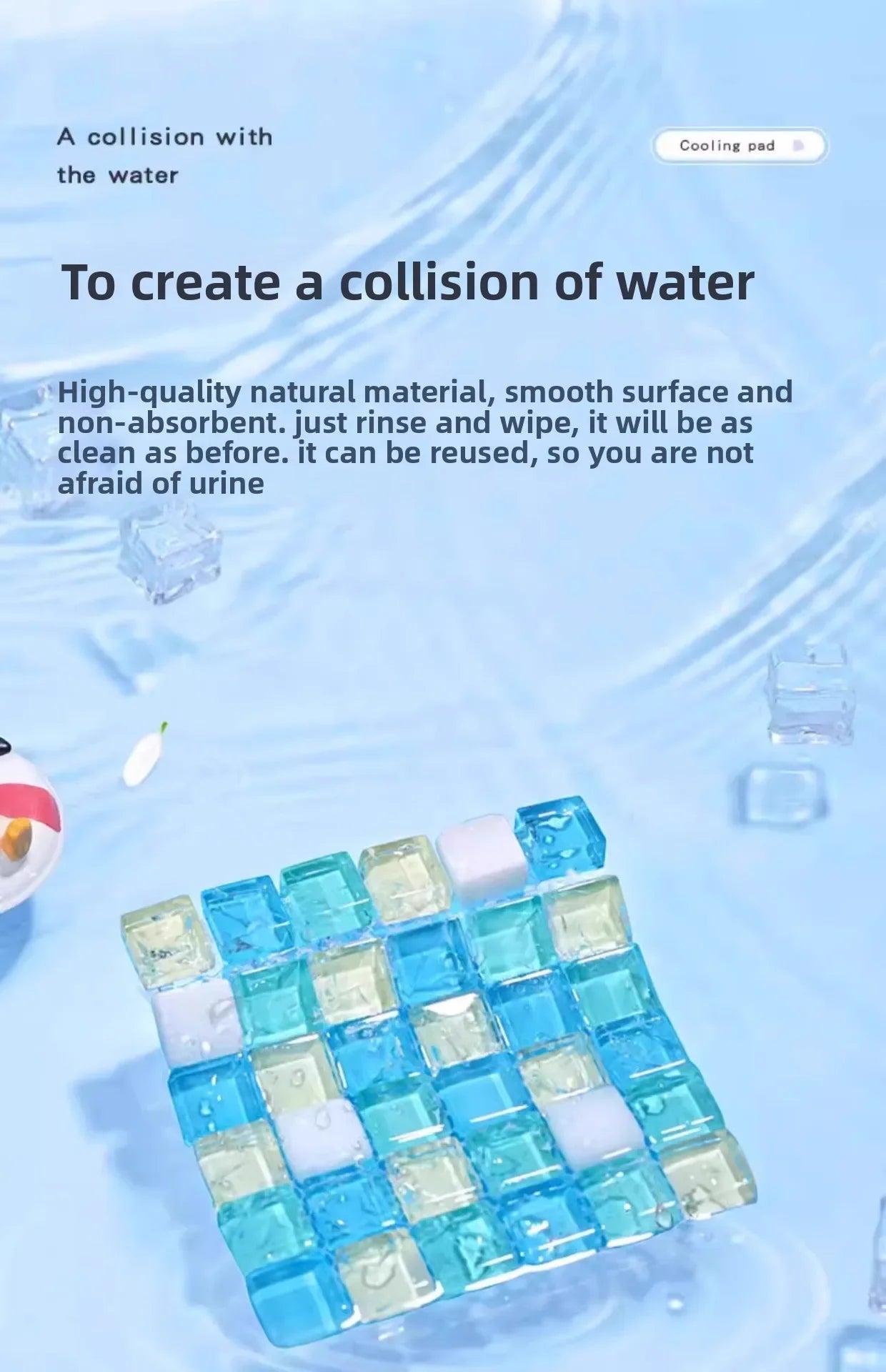 Hamster Glass Marble Cooling Mat