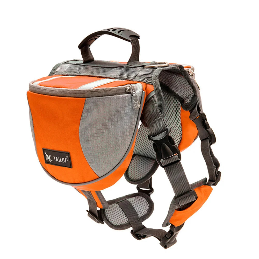 Reflective Dog Weight Training Harness Vest with Storage Pockets