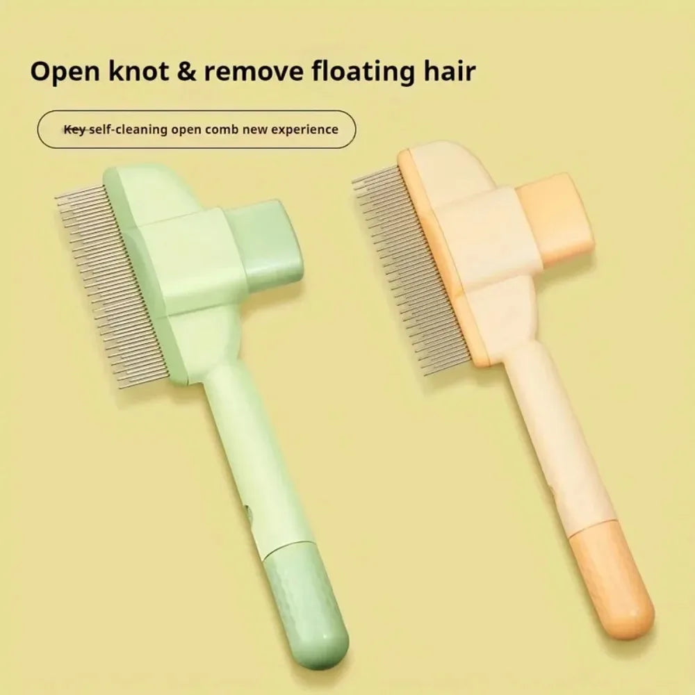 Self-Cleaning Grooming Comb for Dogs & Cats