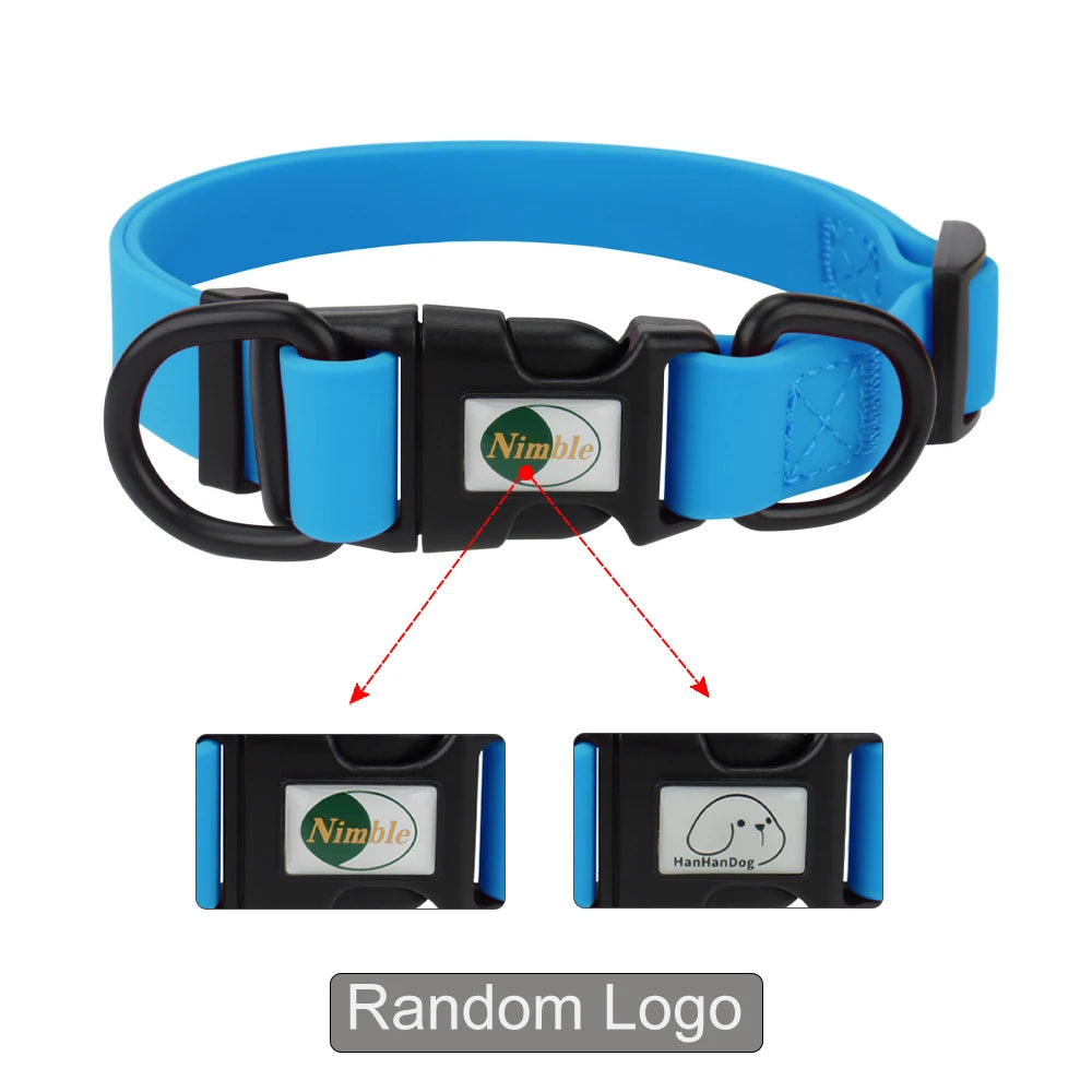 Waterproof Adjustable Pet Collar for Dogs & Cats