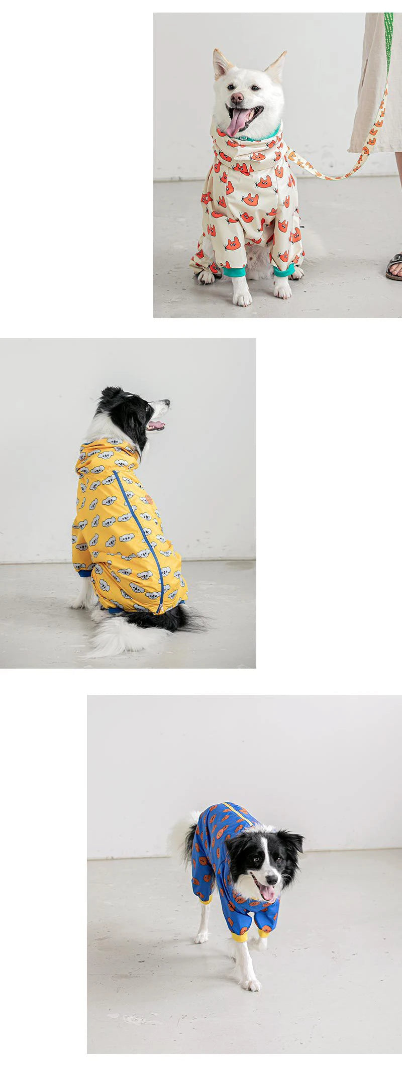 Waterproof Hooded Raincoat Jumpsuit for Dogs & Cats