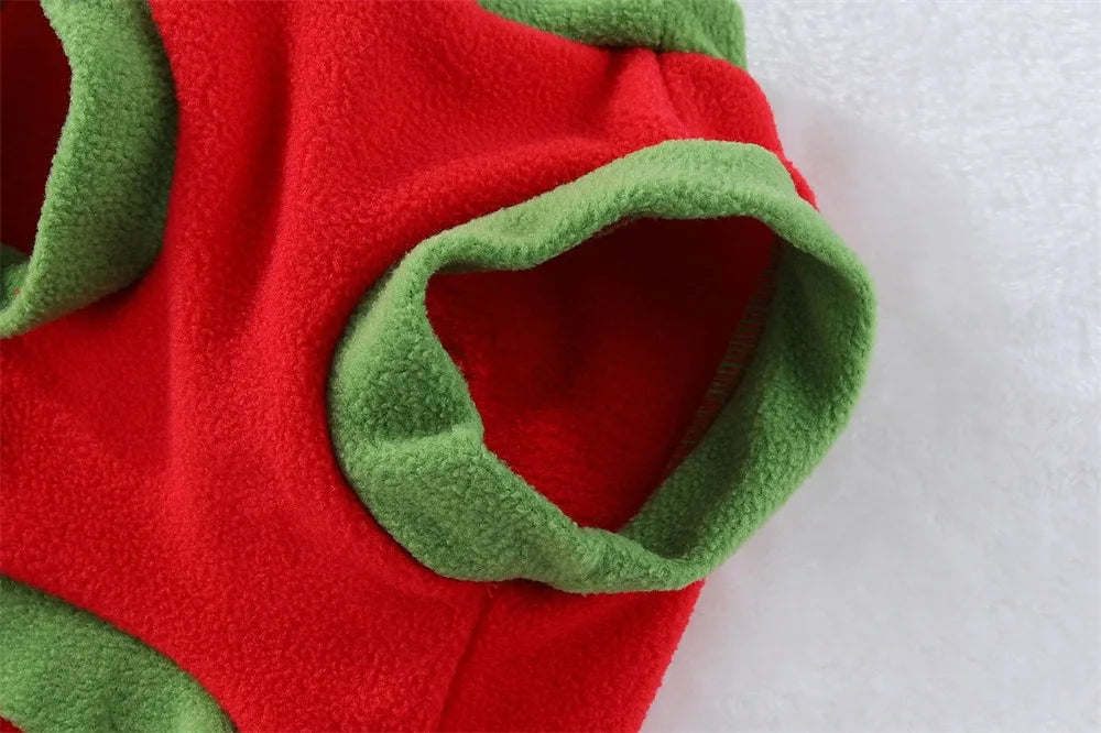 Fleece Vest Sweater with Harness Ring for Small & Medium Dogs & Cats
