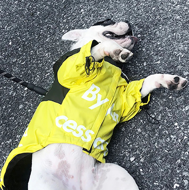 Waterproof Reflective Dog Raincoat with Hood