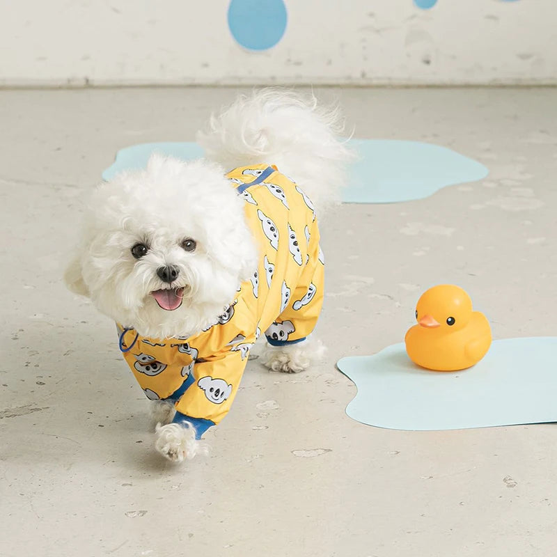 Waterproof Hooded Raincoat Jumpsuit for Dogs & Cats