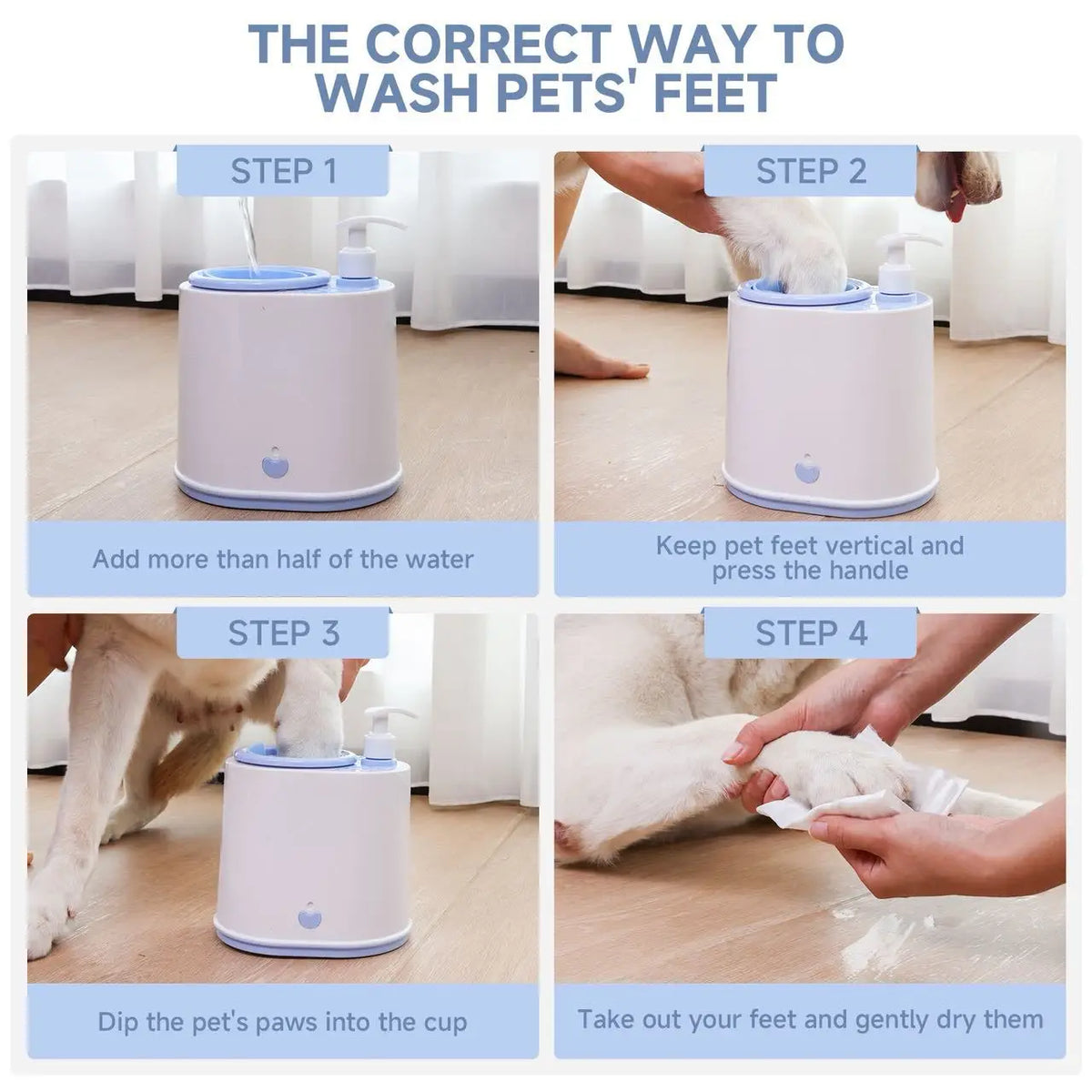Electric Paw Cleaner for Dogs & Cats