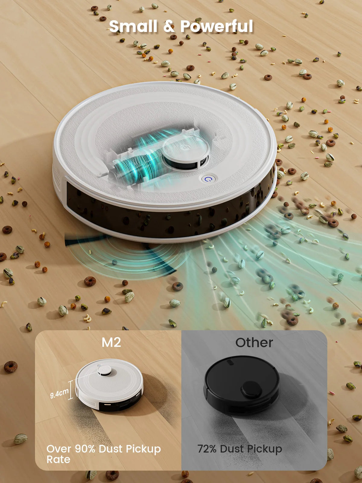 Robot Vacuum Cleaner with Laser Navigation & 6000Pa Suction | Anti-Tangle