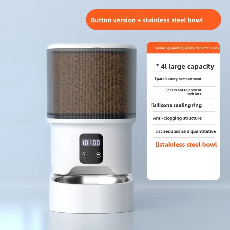 Smart WiFi Pet Feeder with HD Camera & Two-Way Intercom