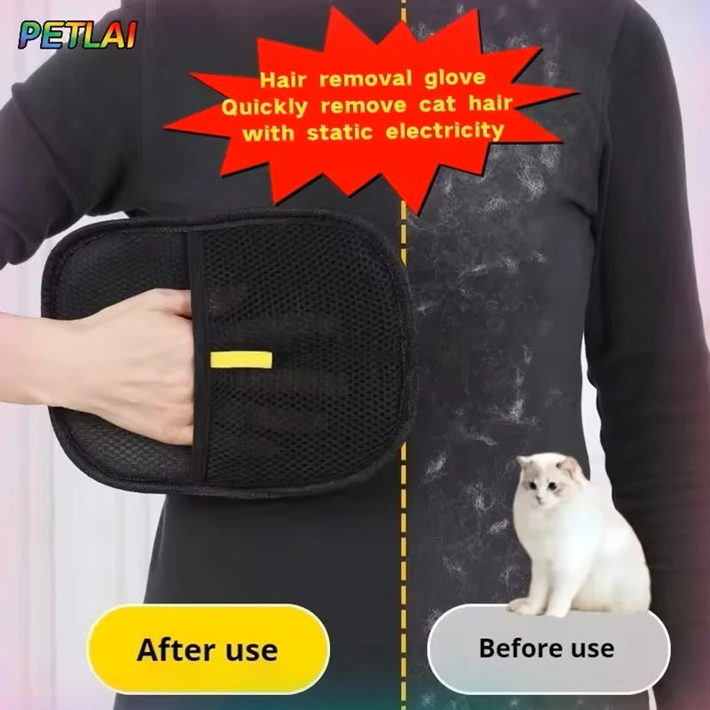 Double-Sided Pet Grooming & Hair Removal Glove
