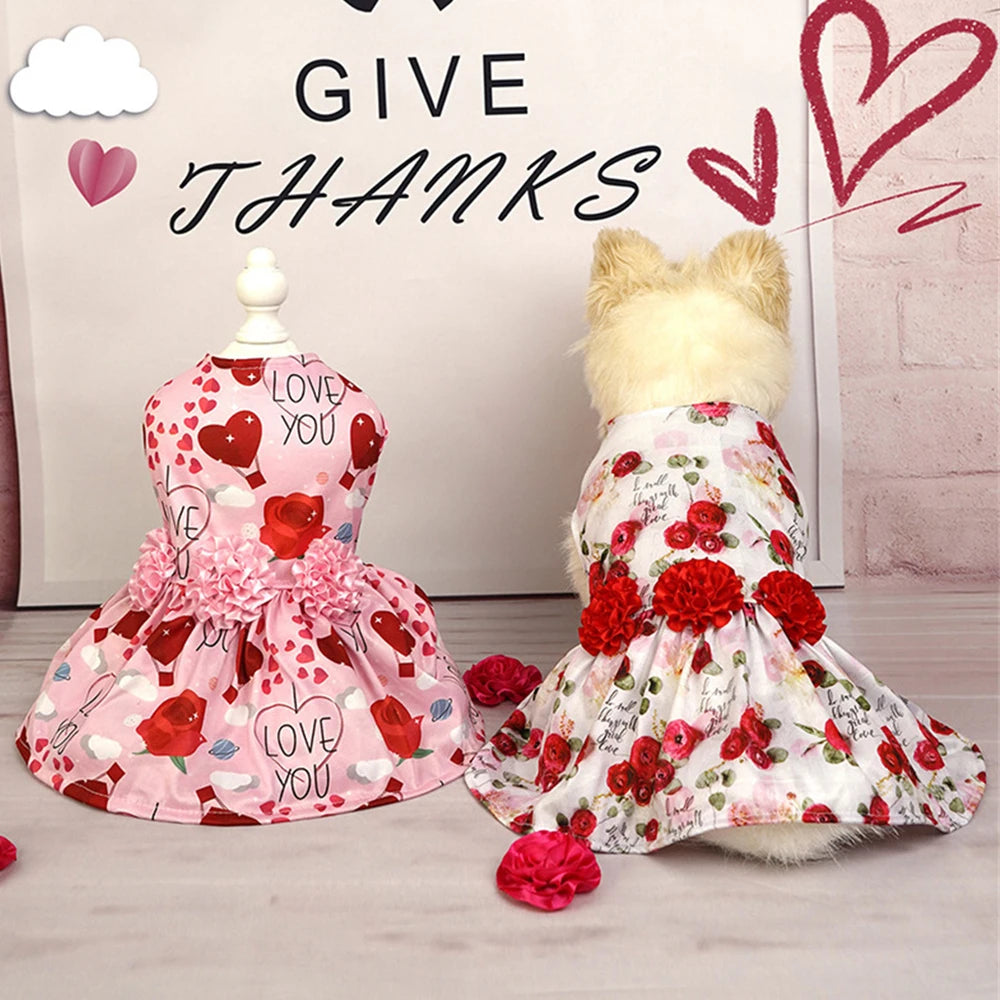 Bow Knot Princess Dress for Small Dogs & Cats