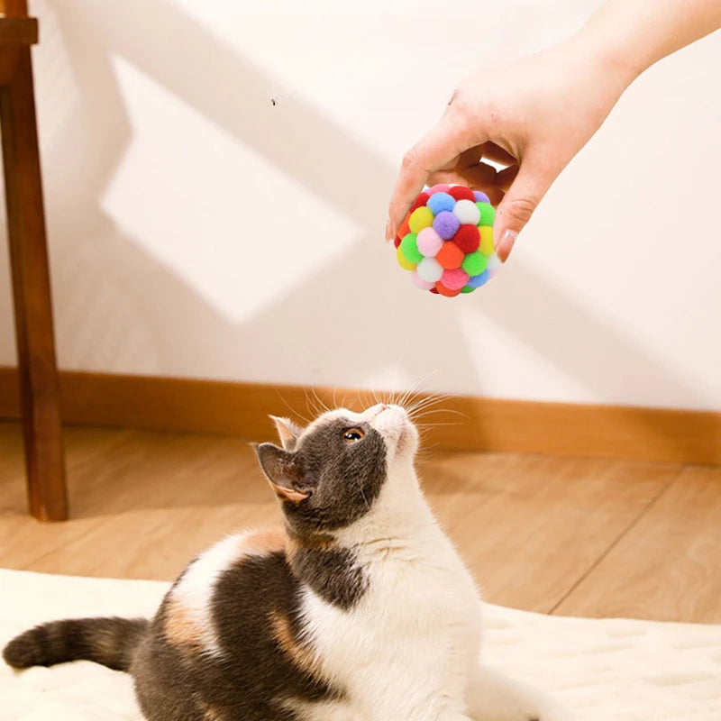 Plush Bell Ball Toy for Cats