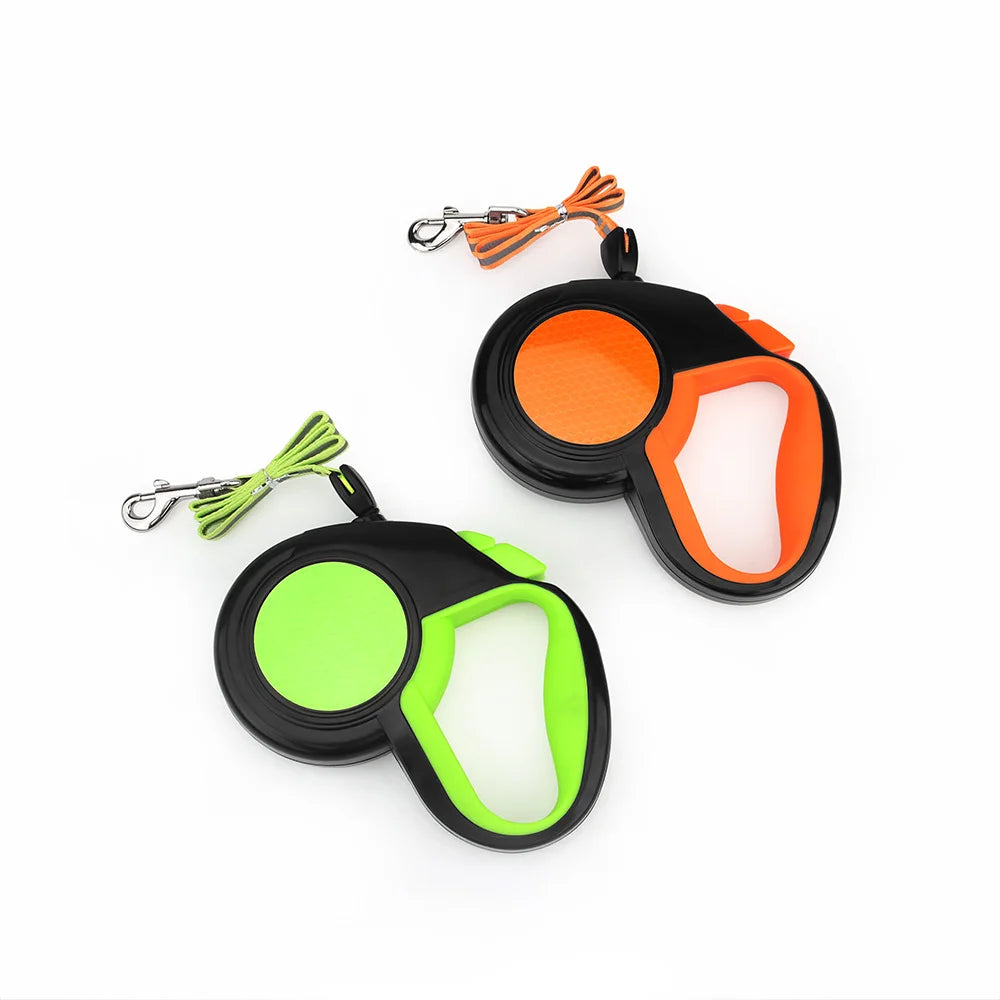 Reflective Retractable Dog Lead — 3m, 5m & 8m