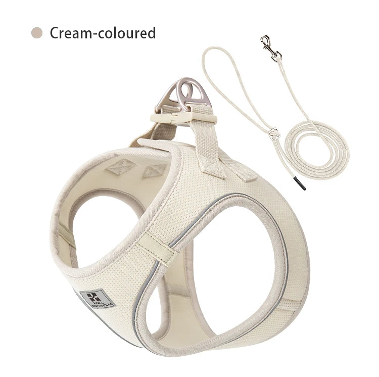 Reflective Dog & Cat Harness with Leash Set
