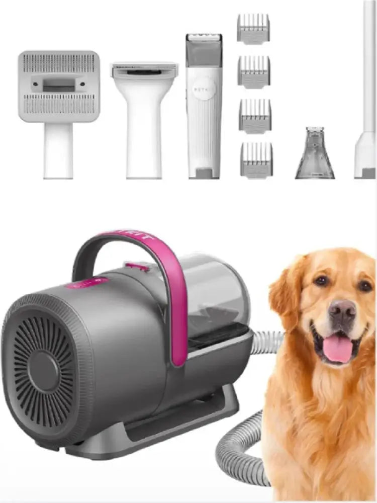 Pet Grooming Vacuum & Clipper Set