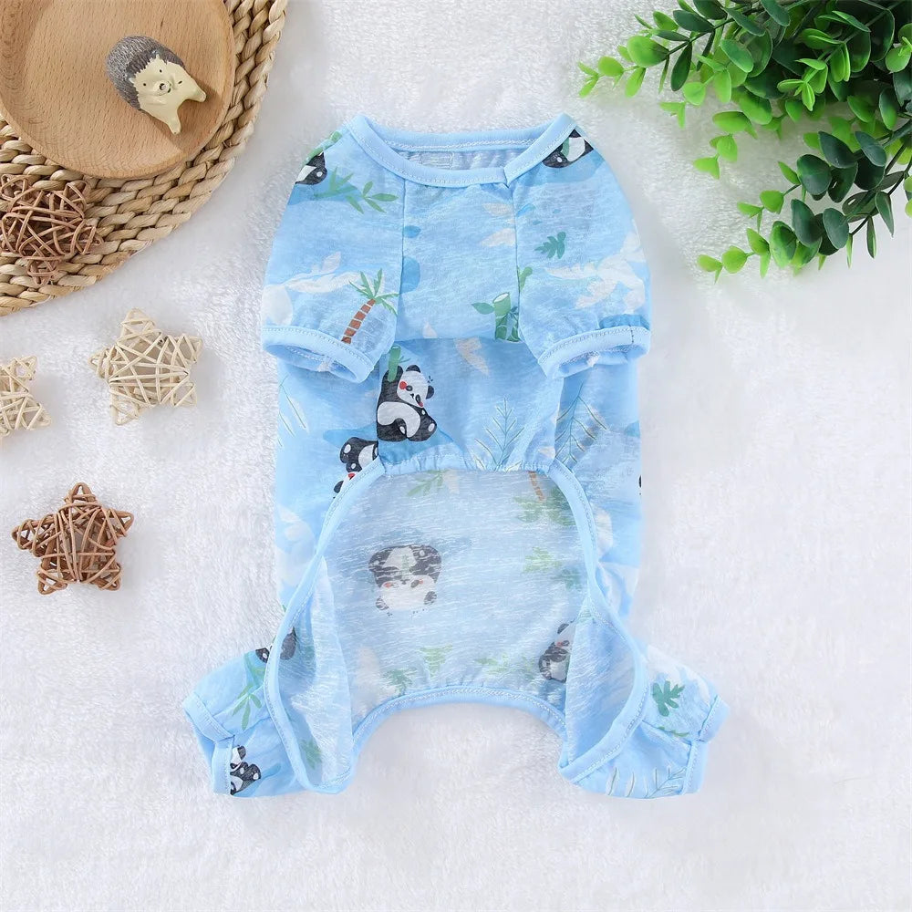 Breathable Mesh Cooling Jumpsuit for Small & Medium Dogs & Cats