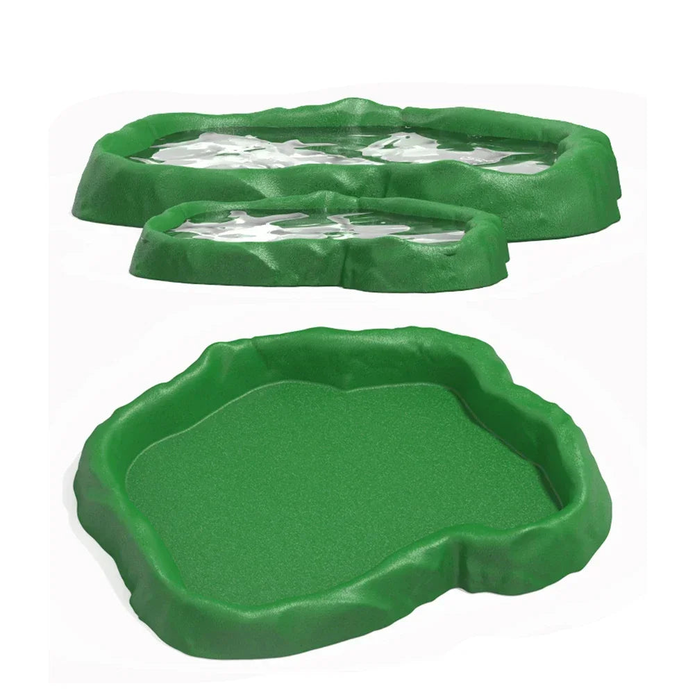 Reptile Rock-Style Food & Water Bowl for Terrariums