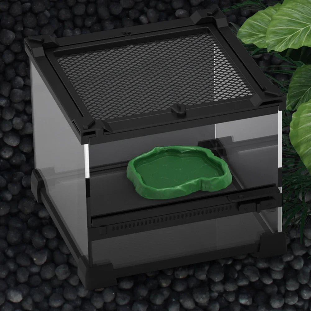Reptile Rock-Style Food & Water Bowl for Terrariums