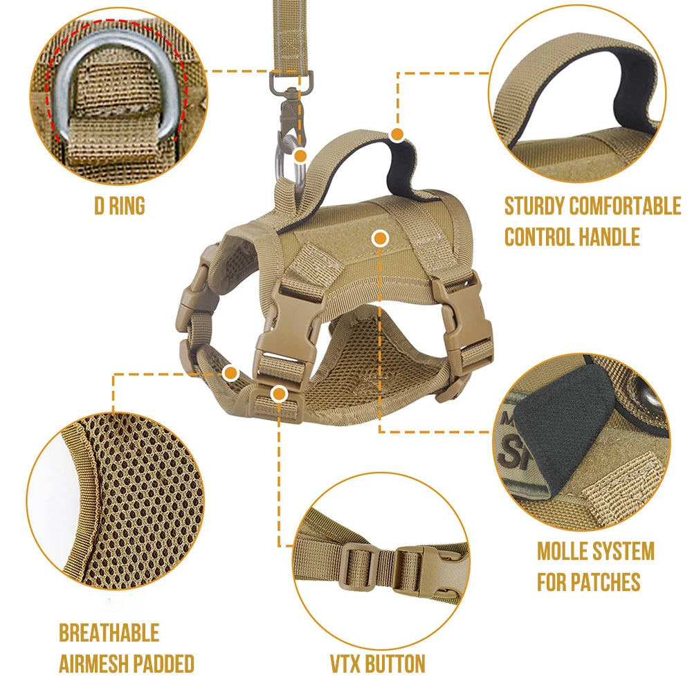 Escape-Proof Cat & Small Dog Harness Set