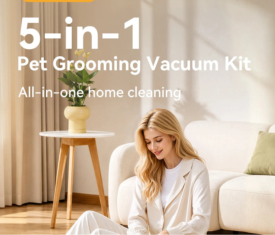 Dog Grooming Vacuum & Clipper Kit