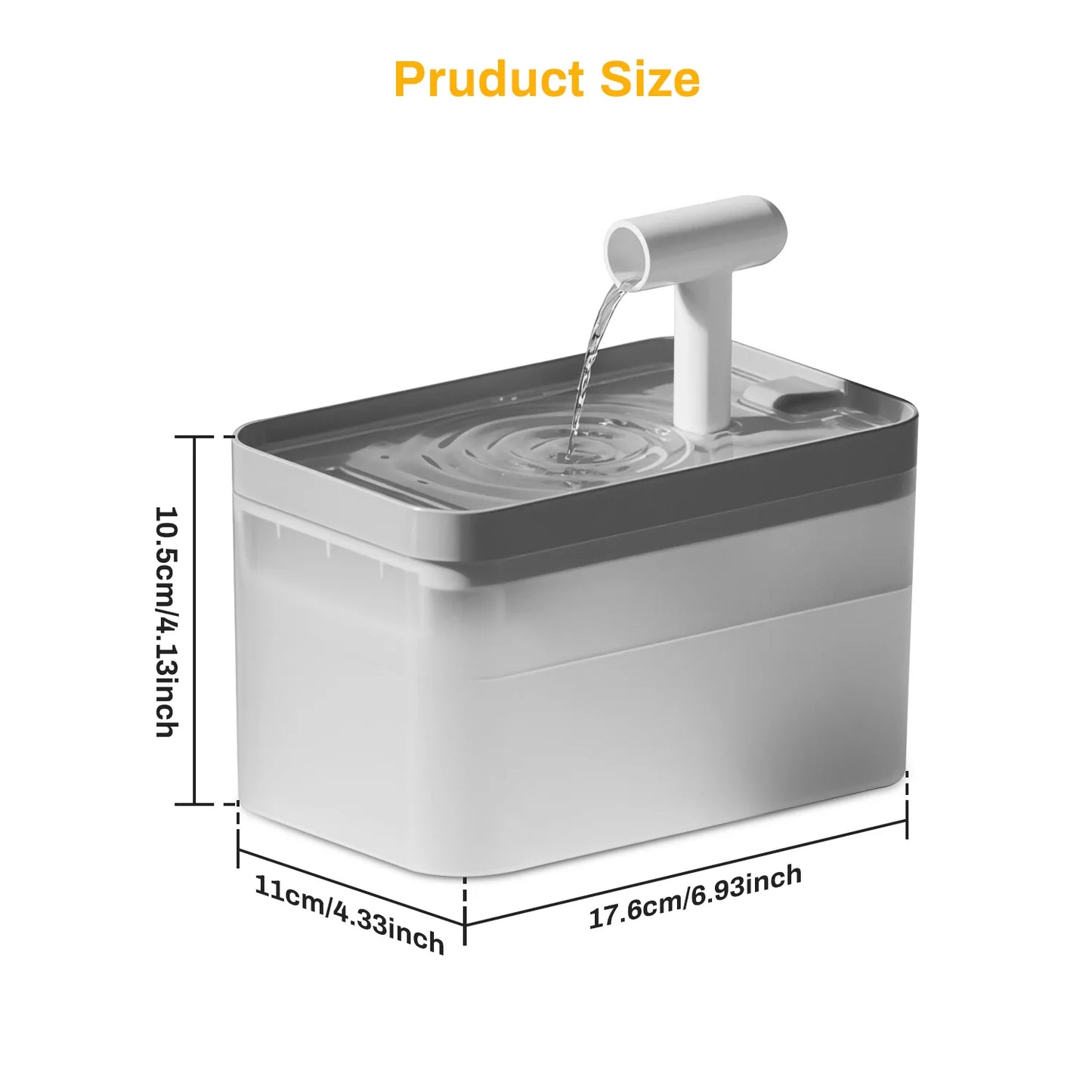 Automatic Pet Water Fountain with Sensor