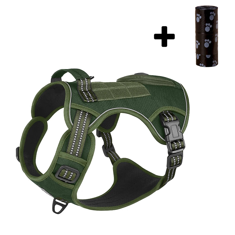 No-Pull Dog Vest Harness with Handle & Reflective Straps