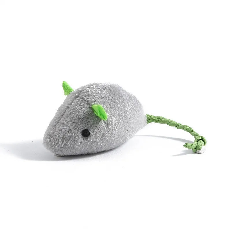 Catnip Mouse Toys with Rattle