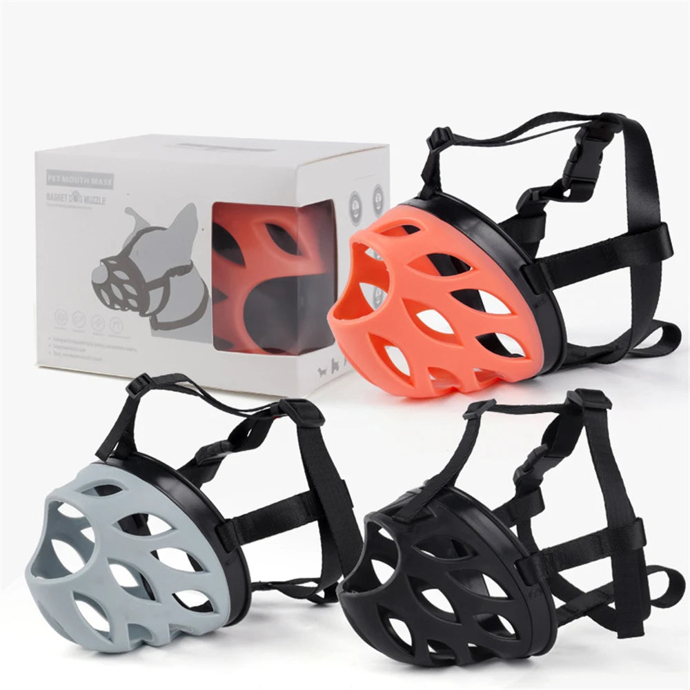 Breathable Anti-Bite Dog Muzzle with Open Nose