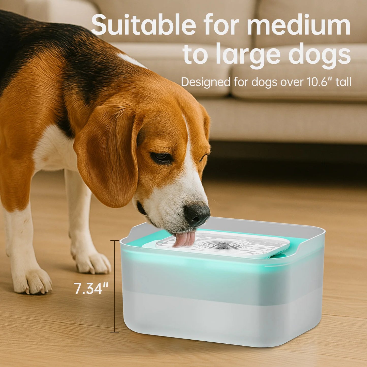 8L Large Capacity Smart Pet Water Fountain