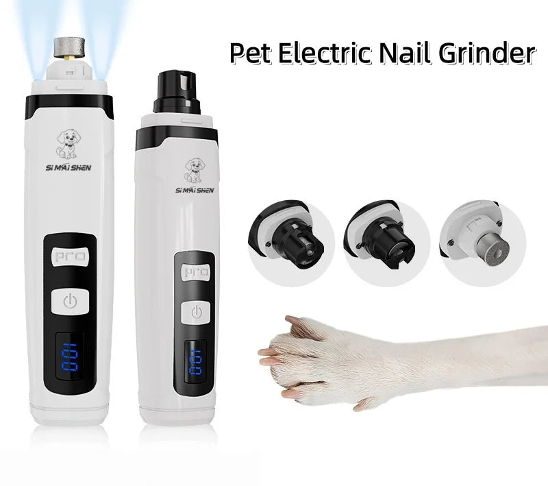 Electric Pet Nail Grinder with LED Light