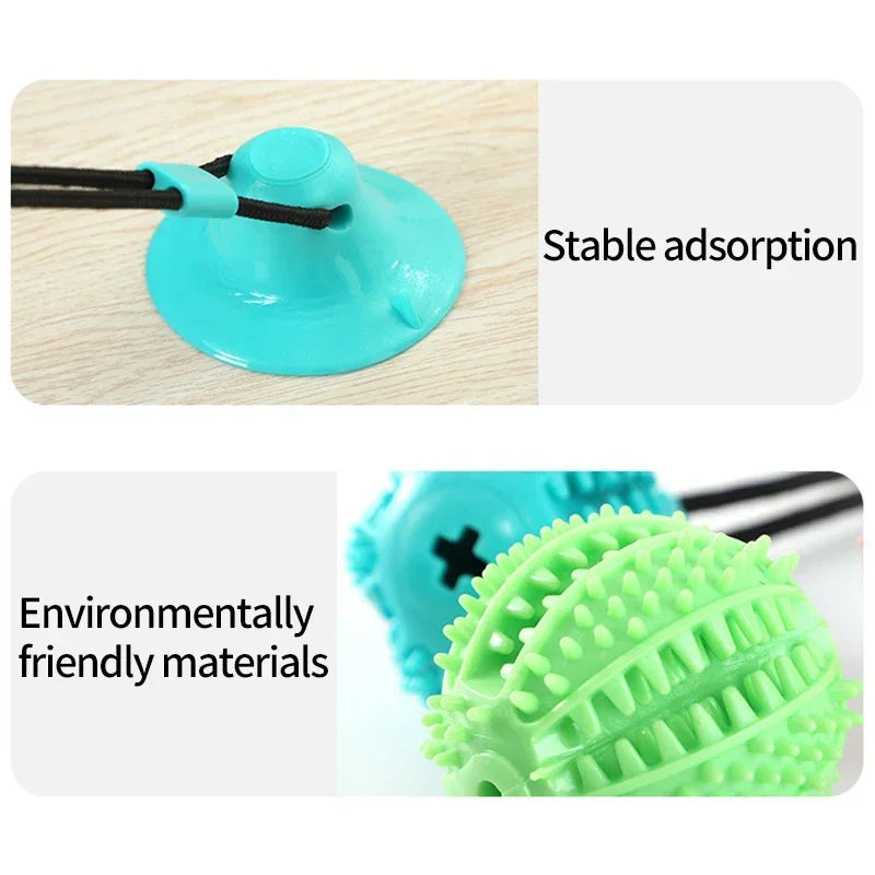 Suction Cup Tug Toy with Ball