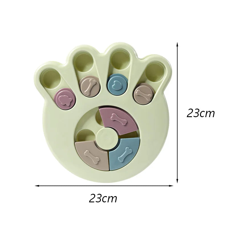 Interactive Puzzle Slow Feeder Bowl for Cats & Dogs