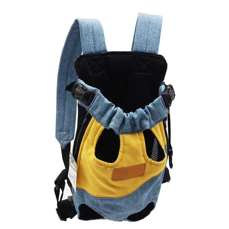 Breathable Mesh Pet Carrier Backpack for Small Dogs & Cats