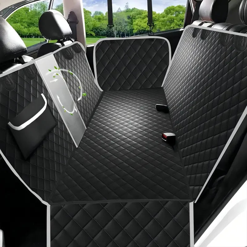 Waterproof Dog Car Rear Seat Cover & Extender Mat