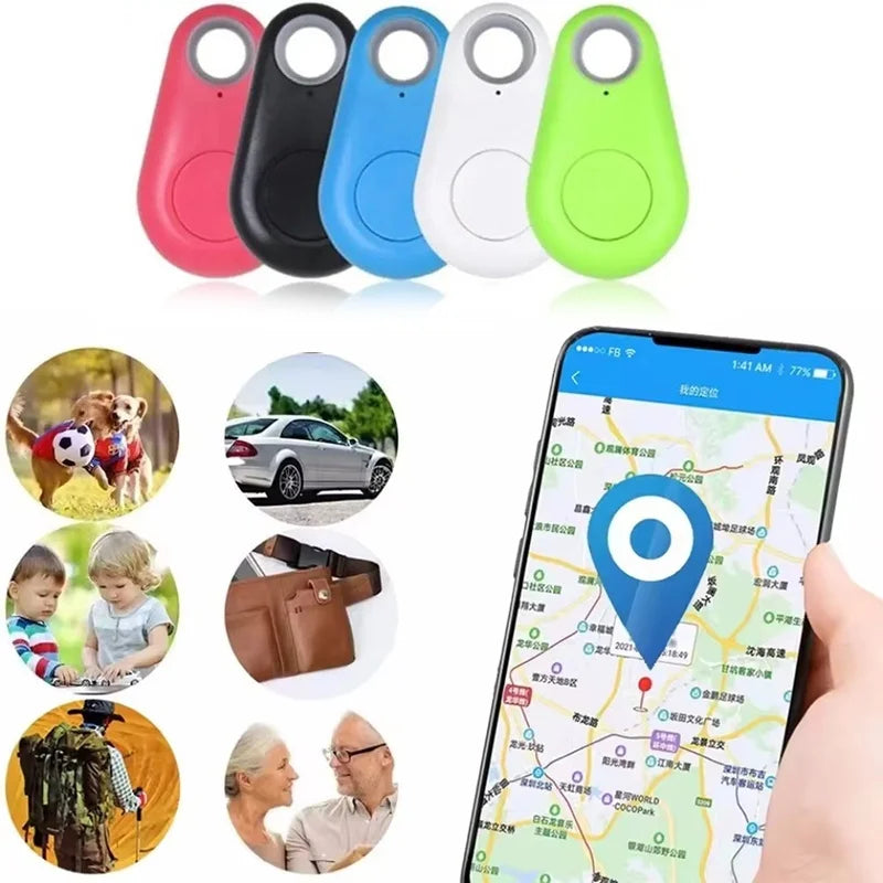Bluetooth Anti-Lost Tracker Tags for Pets, Keys & Bags — Single to 5-Pack