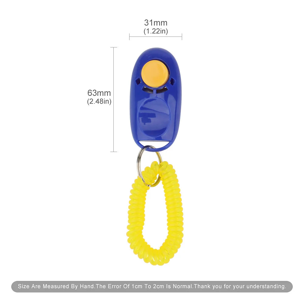 Pet Training Clicker with Wrist Strap (10 Pack)