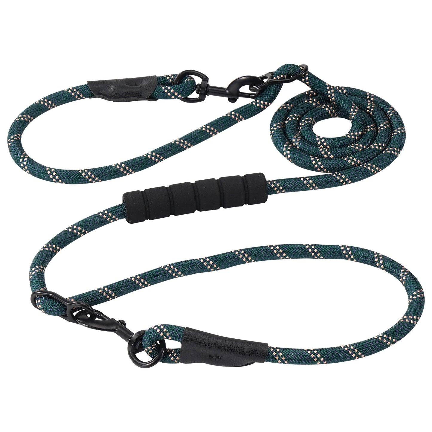 Heavy Duty Multi-Function Dog Lead with Padded Handle – 7.5ft Hands-Free