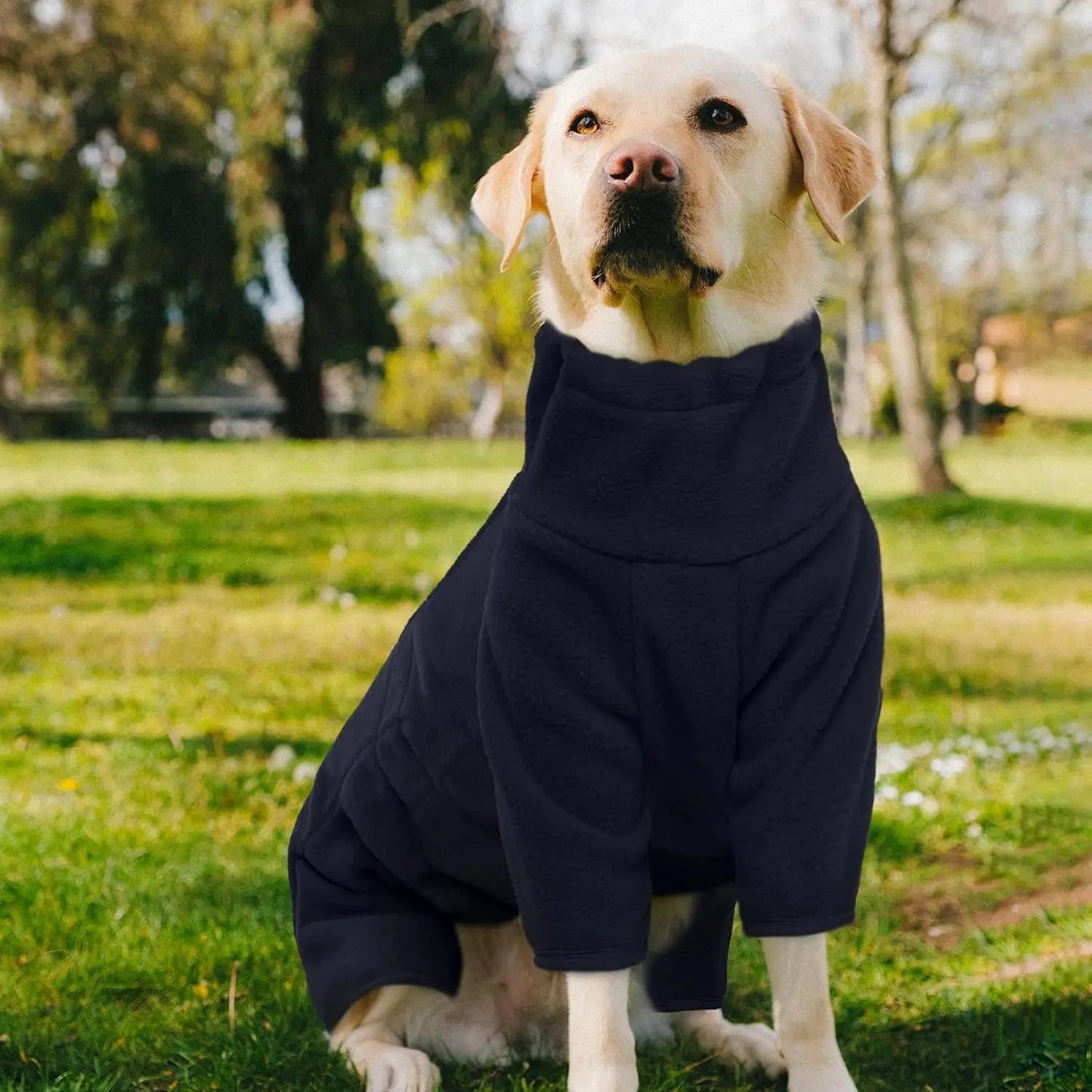 Manteau d'hiver pour chien - Veste coupe-vent en polaire douce pour temps froid
