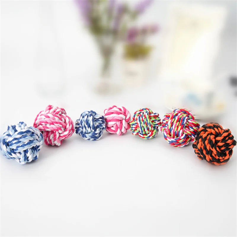 Puppy Dog Chew Toys Ropes Bite-resistant Molar Stick for Small Dogs Chihuahua French Bulldog Cleaning Teeth Toy Pet Accessories