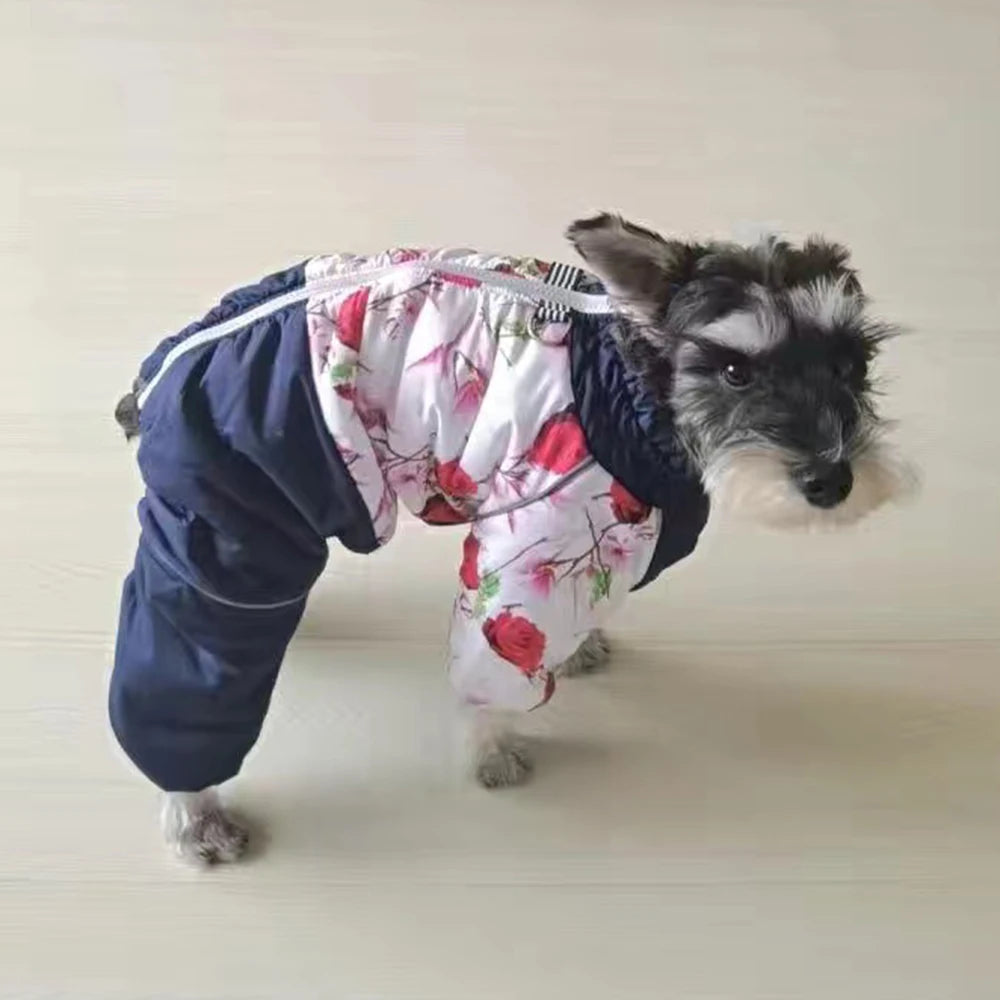 Waterproof Fleece Jumpsuit for Small Dogs