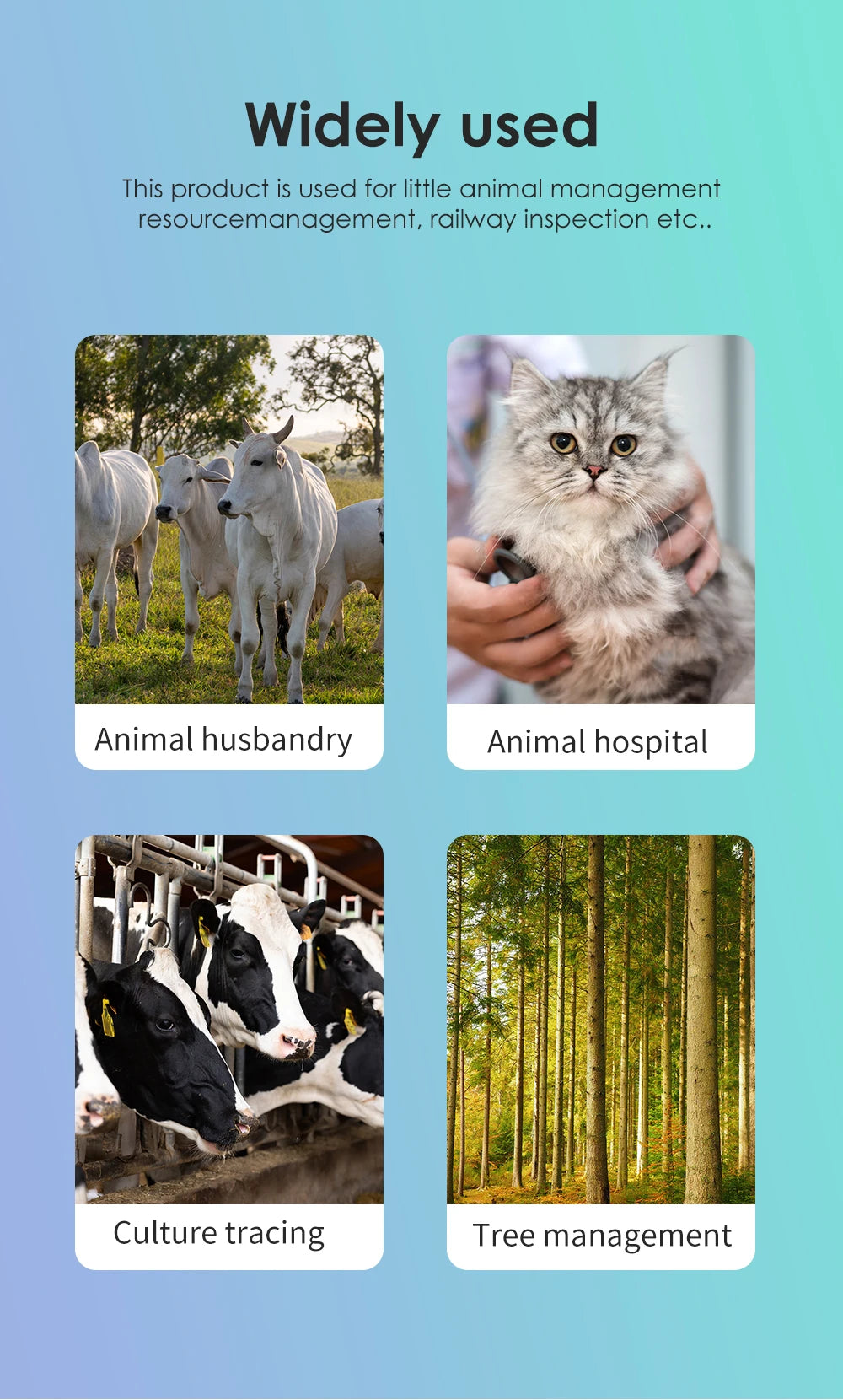 Handheld Pet Microchip Scanner & RFID Reader