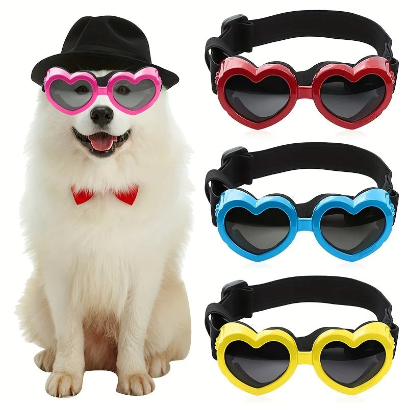 Lunettes de soleil de protection UV pour animaux de compagnie - Protection élégante des yeux pour chiens et chats
