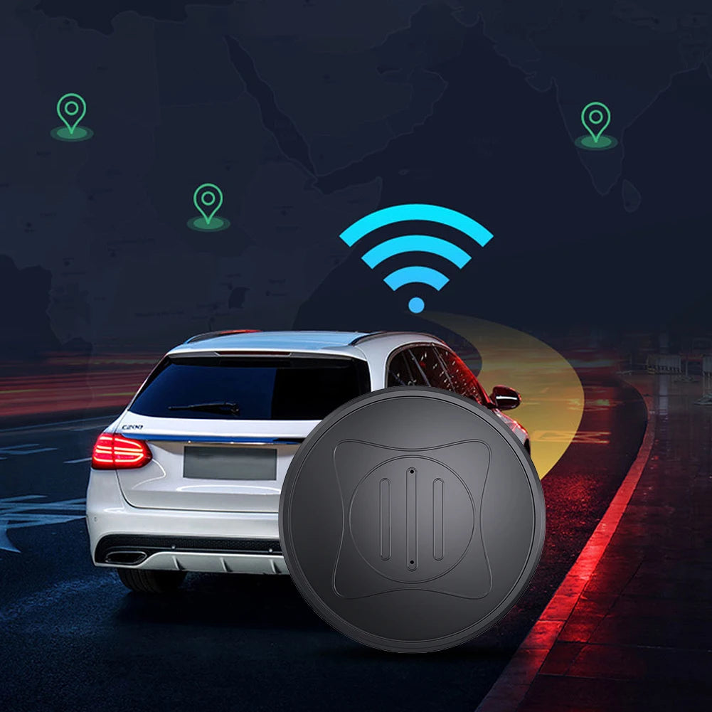Mini GPS Tracker with Magnetic Mount | Anti-Loss Locator for Pets, Kids & Valuables